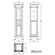 Bellaterra Home Kendall Linen Cabinet