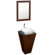 Wyndham Collection Esprit Pedestal Bathroom Vanity Set in Espresso