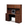 Bestar Embassy Laminate Computer Desk and Hutch with Assembled Pedestal