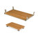 Bestar Keyboard Shelf and CPU Platform in Tuscany Brown