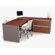 Bestar Connexion L-Shape Desk Office Suite