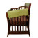 Trend Lab 2 Pack of Side Crib Rail Covers in Avocado Fleece