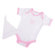 Trend Lab Good Fortune Two Piece "Welcome to the World" Newborn Gift Set in Pink