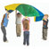 Pacific Play Tents 12' Parachute with Handles and Carry Bag