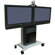 Avteq Rolling Dual LCD/Plasma Stand for 40" to 50" Screens