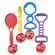 Pyara Paws Doggy Pull Toy (Set of 4)