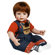 Charisma Adora "Giddy Up-Boy" 20" Doll with Red Hair / Blue Eyes