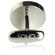 Soho Austrian Crystal Solitare Cufflinks in Light Sapphire