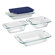 Pyrex Easy Grab 5 Piece Bakeware Set with Plastic Cover