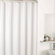 Catherine Lansfield Satin Stripe Shower Curtains in White