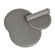 Petmate Replendish Single Pet Food Mat in Brushed Nickel