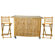 Bamboo54 3 Piece Set with Bamboo Tiki Bar