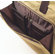 Clava Leather Canvas and Leather Briefcase in Khaki