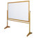 Claridge Products Premiere Wood Frame Reversible Markerboard (LCS) 3'6"H x 5'W