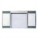 Claridge Products 4' x 6' Premiere Cabinet Lecture Unit with LCS Markerboard