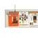 Claridge Products No.94 Combination Map Rail and Clip Strip in Denim Cork