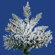 Vickerman Co. Flocked Utica Fir 7.5' Artificial Christmas Tree with Multicolored LED Lights