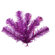 Vickerman Co. 6' Artificial Christmas Tree with 350 Mini Lights in Purple