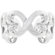 J Goodin Sterling Silver Interlocking Heart Cuff Ring
