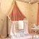 Petit Tresor Petit Ange Crib in Beige with Real Gold Leaf