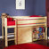 Canwood Furniture Whistler Junior Twin Low Loft Bed with Built-In Ladder