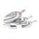 Crestware 5 oz Cast Aluminum Scoop
