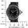 Peugeot Swiss Women's Swarovski Crystal White Dial Watch in Black