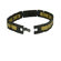 Obsessed Black and Gold Tungsten Men's Bracelet with CZ Stones