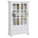 Altra Furniture Altra Bookcase with Sliding Glass Doors in High Gloss White