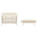 Vitra Alcove Love Seat and Ottoman by Ronan and Erwan Bouroullec
