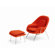 Vitra Miniatures Womb Chair and Ottoman by Eero Saarinen