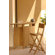 Les Jardins Teak Demi Lune II Barstool