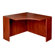Boss Office Products Corner Table with Hutch