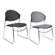 Boss Office Products Chrome Framed Stacking Chair (Set of 4)
