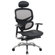 Boss Office Products High-Back Mesh Office Chair with Head Rest and Arms