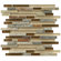 EliteTile Sierra 11-3/4" x 11-3/4" Glass and Stone Piano Mosaic in Brixton