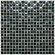 EliteTile Posh 11-3/4" x 11-3/4" Pixie Porcelain Mosaic Wall Tile in Black