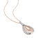 Amour Rope-chain Round-cut One Fifth of a Carat Diamond Fashion Pendant