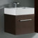 Madeli Arezzo 20" Wall Mounted Bathroom Vanity Set in Walnut