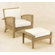 Woodard Trinidad Ottoman with Cushion