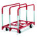 Raymond Products Panel Mover 5" Quiet Poly Casters, 2 Fixed and 2 Swivel, 3 Standard Uprights