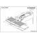 Cotytech Fully Adjustable Keyboard Mouse Tray Ball Bearing
