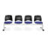 OFM Stars and Moon Four Chair Beam Seating