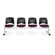 OFM Stars and Moon Four Chair Beam Seating
