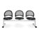 OFM Moon Three Chair Beam Seating
