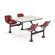 OFM Group/Cluster Table and Chairs 65" x 48" Picnic Table