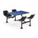 OFM Group/Cluster Table and Chairs 65" x 48" Picnic Table