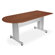 OFM RiZe Panel System Penninsula Desk