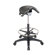 Office Star Products Height Adjustable Backless Stool with Saddle Seat