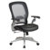 Office Star Products SPACE Air Grid Executive Leather Office Chair with Arms